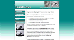 Desktop Screenshot of ib-klitsch.de